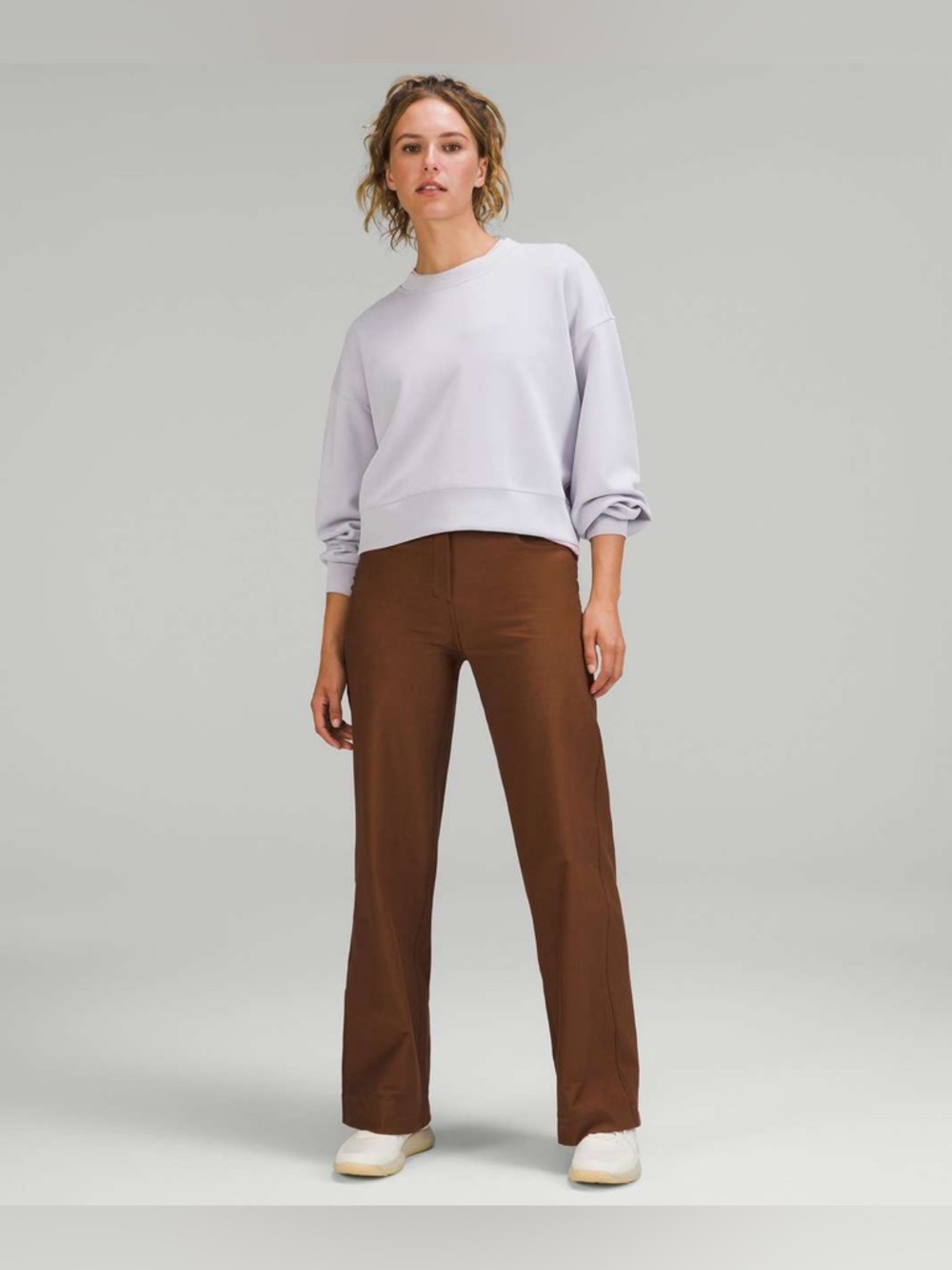 Lululemon City Sleek 5 Pocket Wide-Leg High-Rise Pant * Utilitech Roasted Brown - Picture 4 of 4